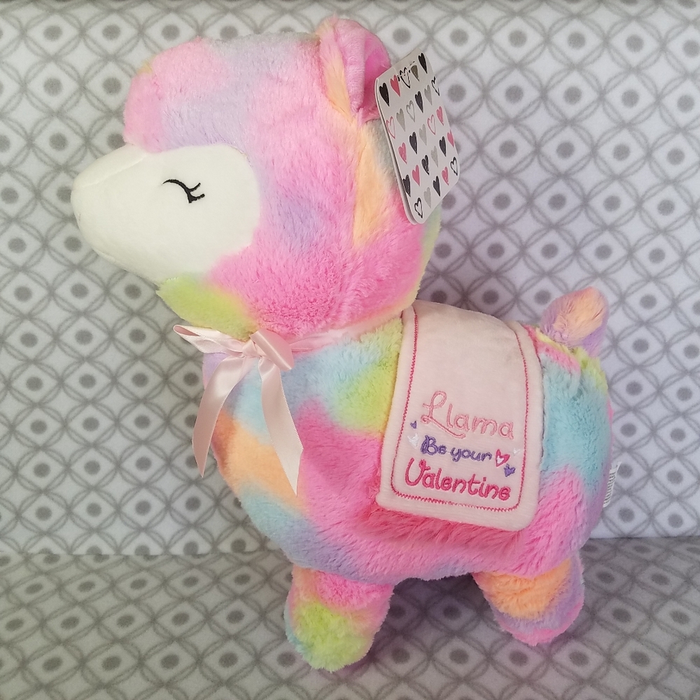 Llama Valentine's Stuffed Animal